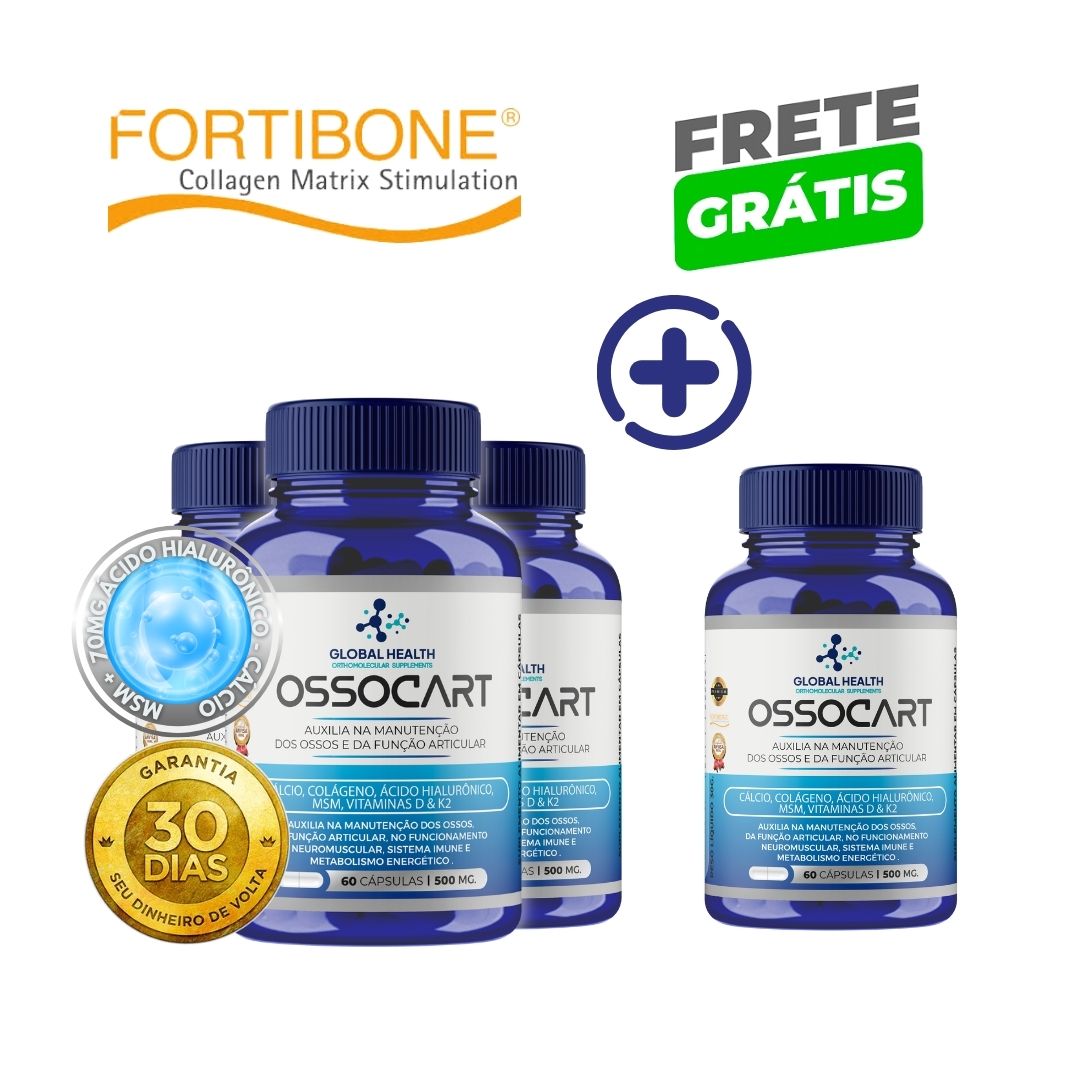 OSSOCART O MELHOR COLÁGENO PARA DOR NOS OSSOS E ARTICULAÇÕES
